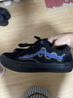 Vans Skate Old Skool Breaana Blue 藍色 黑色 Eur39 Us7 著過兩次 無盒 正貨
